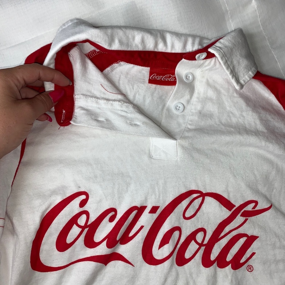Size S Coca Cola graphic cropped T